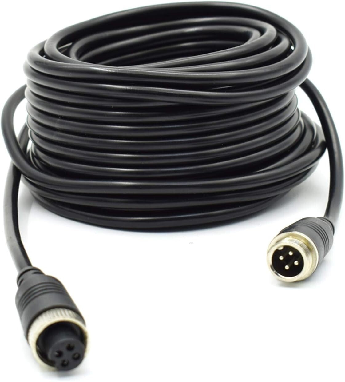 4 Pin Video Extension Cable Wire For Bus Truck Reversing Rear Camera 5 10 15 20m