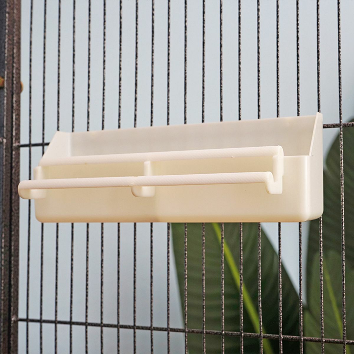 Parrot Pet Cage Bird Food Feeder Bowl Standing Hanging Bowl Water Dispenser Box.