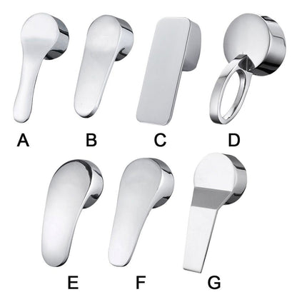 Faucet Handle Chrome Plated Mixer Tap Replacement Cover Kitchen Bathroom