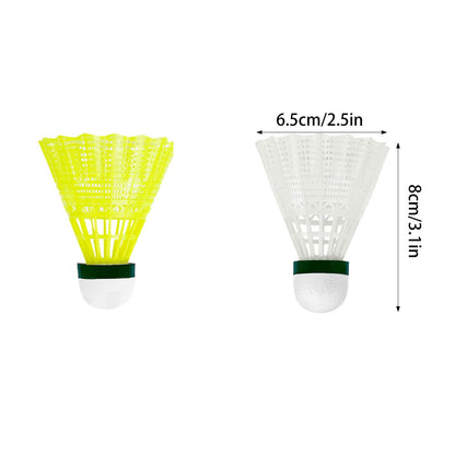 6x Nylon Badminton Shuttlecocks High Speed Durable Sports Training Practice Game