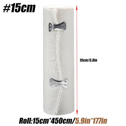 1 Roll Elastic Bandage Wrap,Stretch Compression Bandage Stretches up to 450Cm fo
