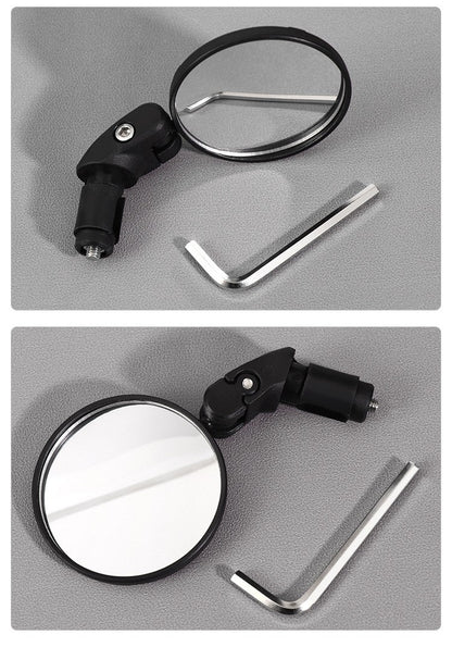 1pc MTB Mountain Bike Rearview Mirror Bicycle Handlebar Convex Rear View Mirror