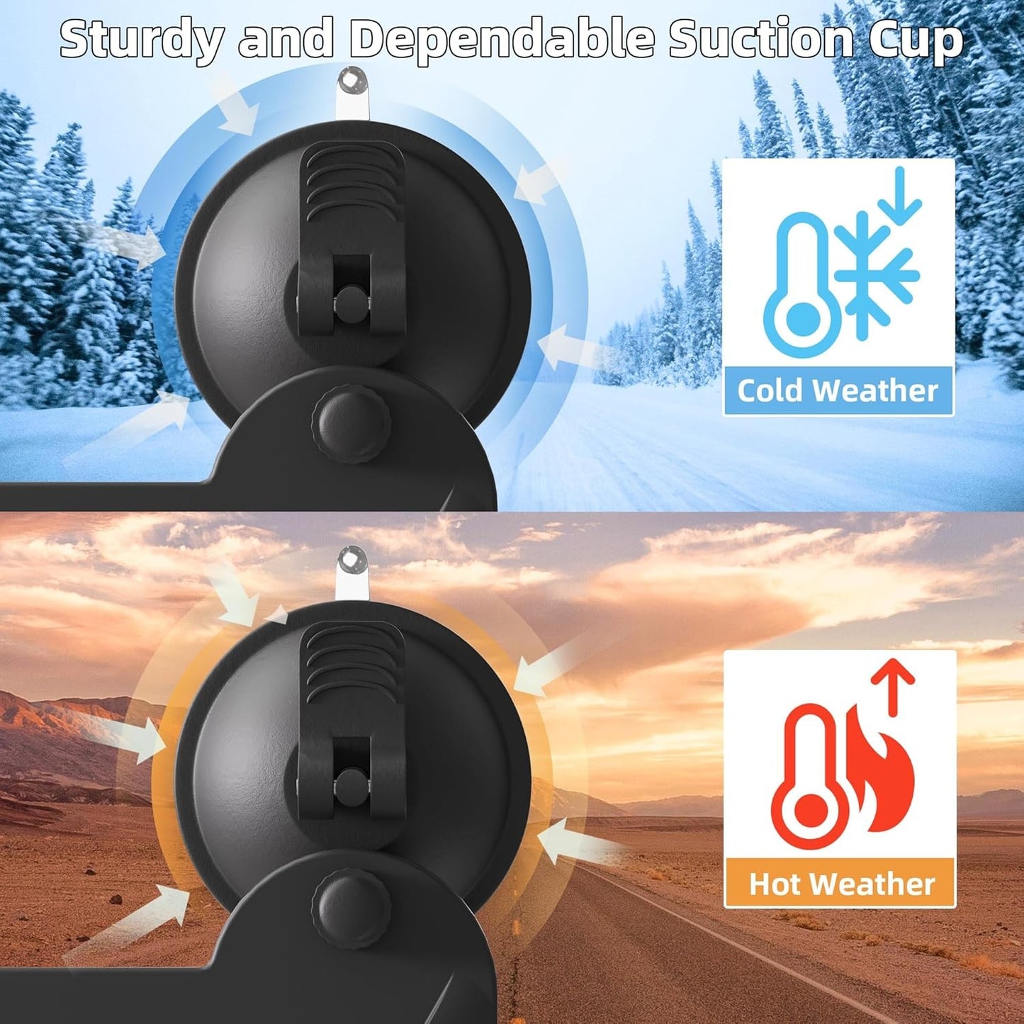 Starlink Mini Silicone Case Suction Cup Car Mount Window Roof Cover Caravan RV