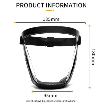 Head Cover Anti-fog Full Face Shield Super Protective Transparent Safety Mask