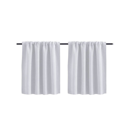 for Small Window Treatment Short Blackout Curtain