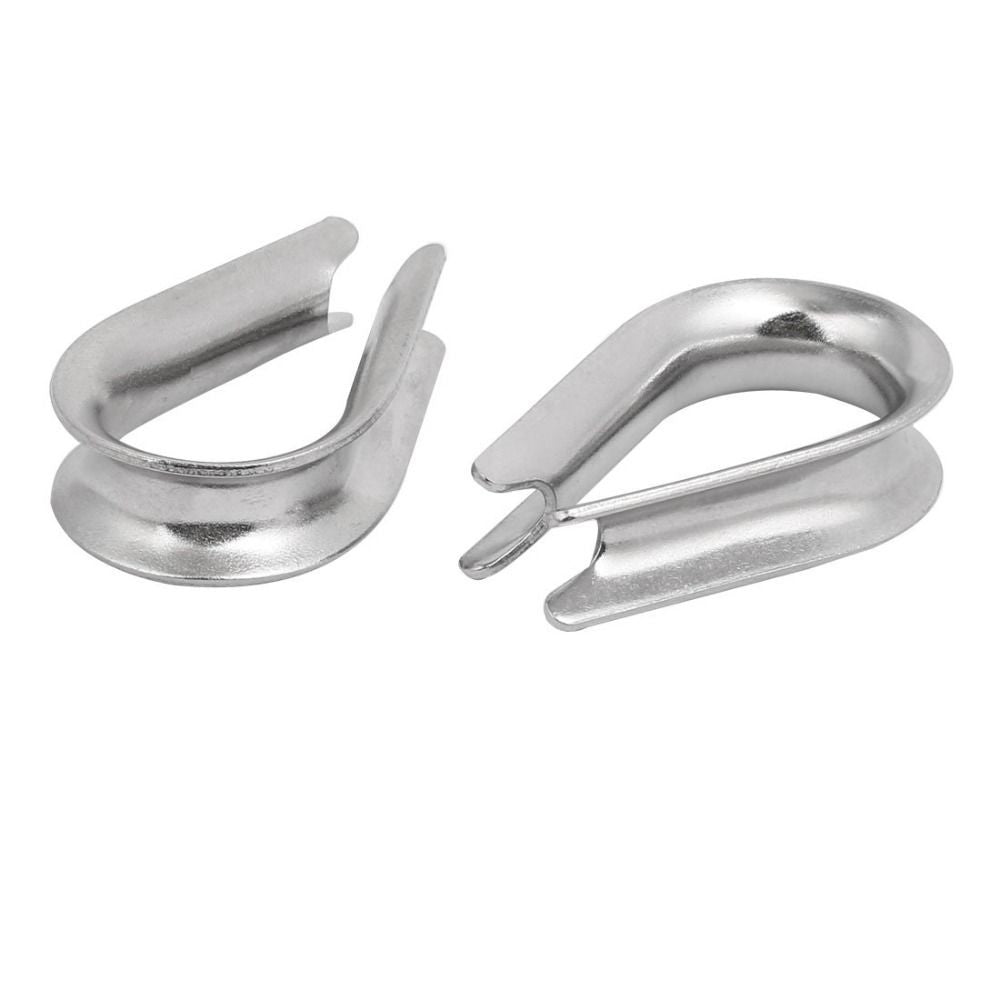 10pcs 1.5-12mm Rope Thimble Rigging Thimbles Ring Clamp  Rope Connecting Head