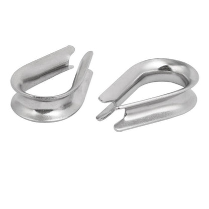 10pcs 1.5-12mm Rope Thimble Rigging Thimbles Ring Clamp  Rope Connecting Head