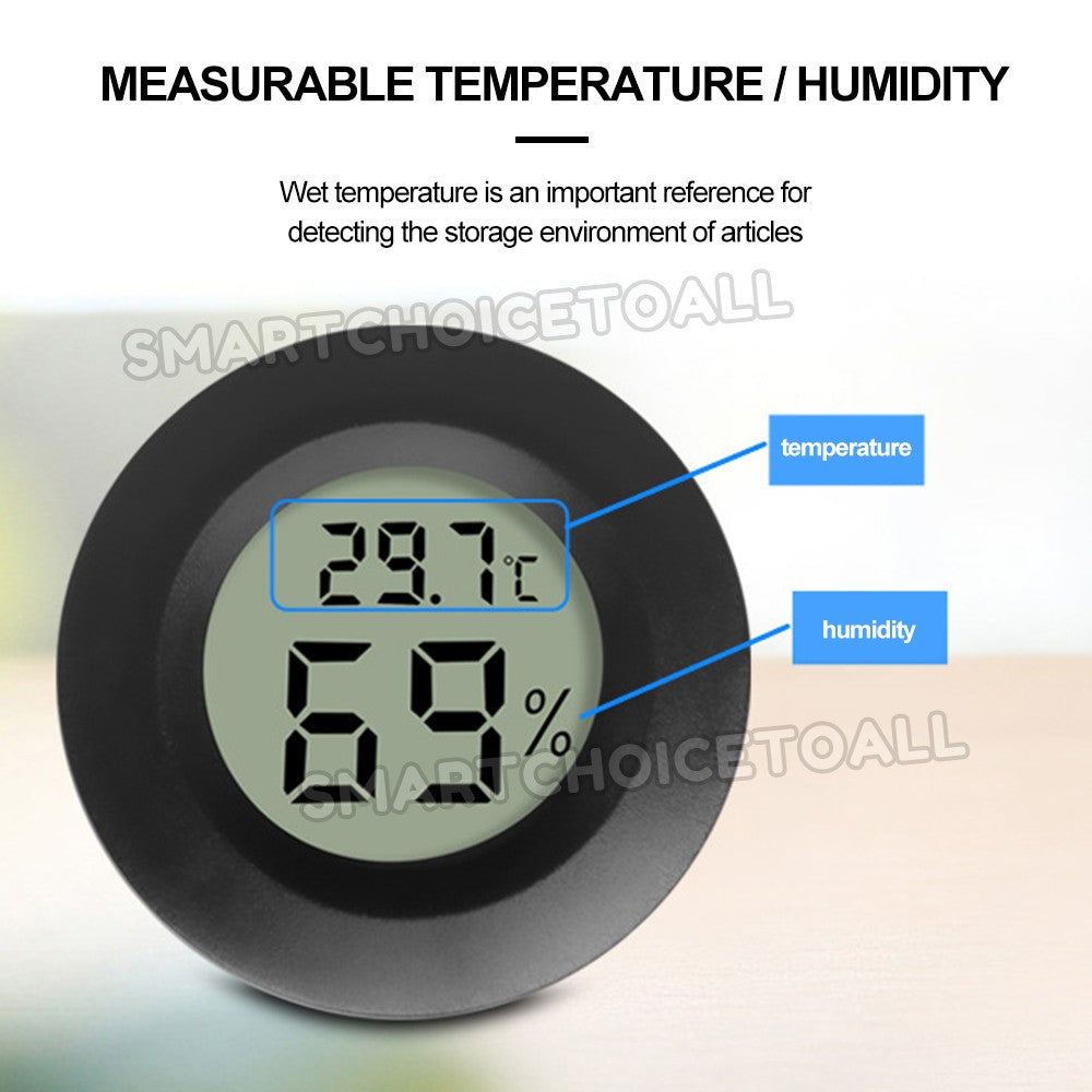 LCD Mini Digital Thermometer Hygrometer Temperature Humidity Humidity Meter AUS
