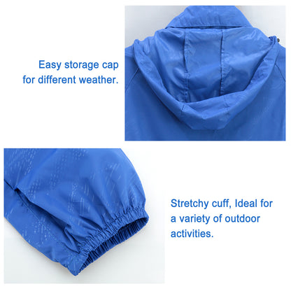 Unisex Cycling Running Hiking Bike Waterproof Windproof Jacket Outdoor Rain Coat