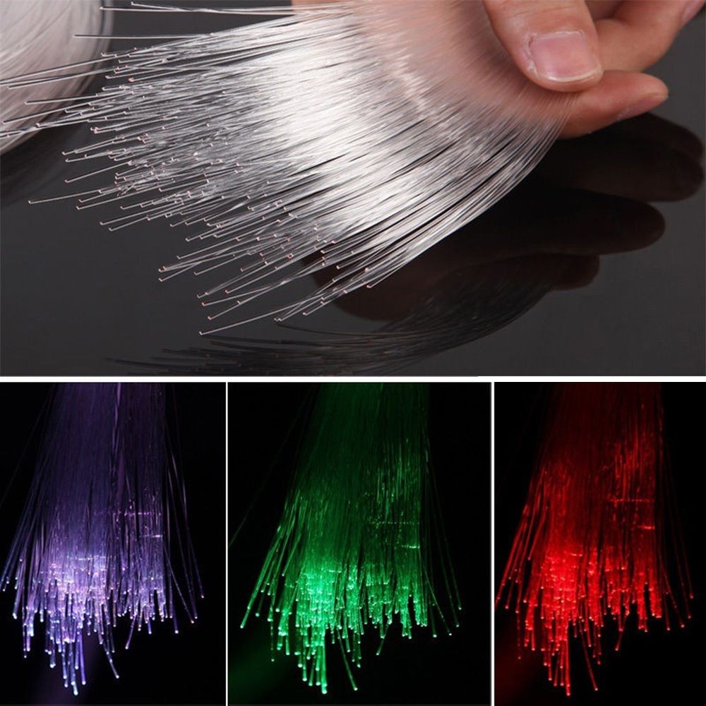 DIY Plastic  Clear  Fiber Optic Cable  Led Light  End Glow  PMMA