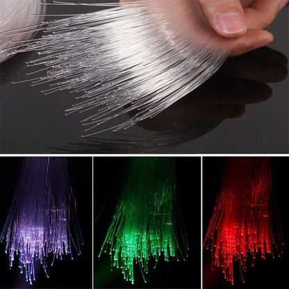 DIY Plastic  Clear  Fiber Optic Cable  Led Light  End Glow  PMMA