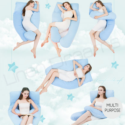 Aus Made Maternity Pillow Pregnancy Nursing Body Support Feed Multi Purpose