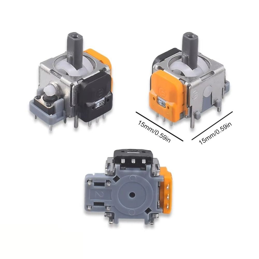 5PCS 3D Analog Sensor Hall Effect Joystick Module for PS5/PS4/Xbox/Switch Pro