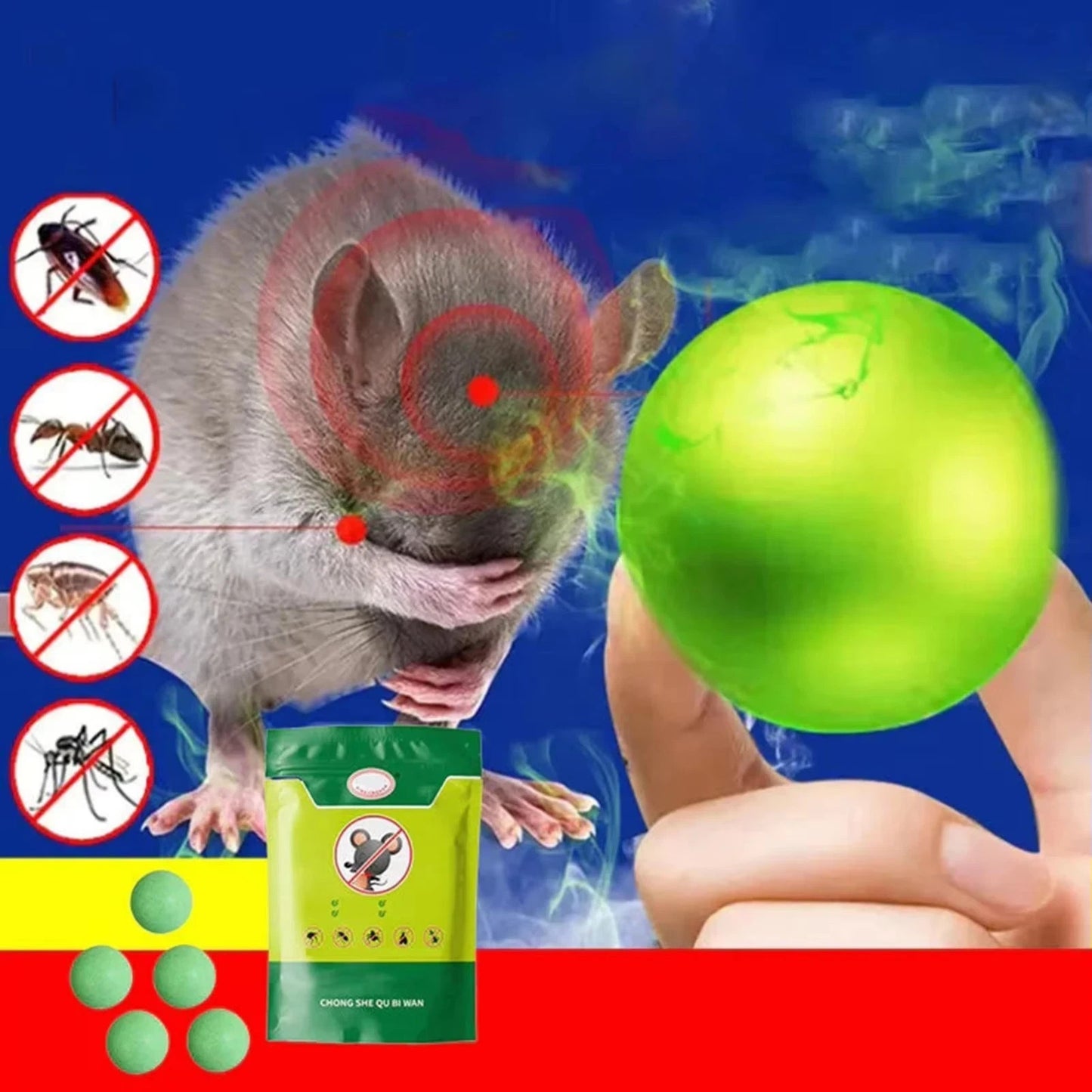 Mouse Mice Rodent Repellent Peppermint Balls To Repel Rats Deterrent 10PCS/bag