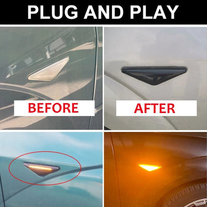 Dynamic Side Indicators Compatible with Ford Falcon FG (2008-2014) - Smoked