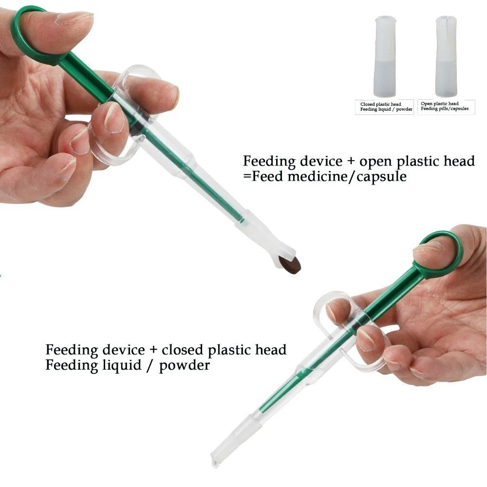 Tablet Syringe Pusher Cat Pill Shooter Dog Piller Pill Gun Pet Pill Dispenser