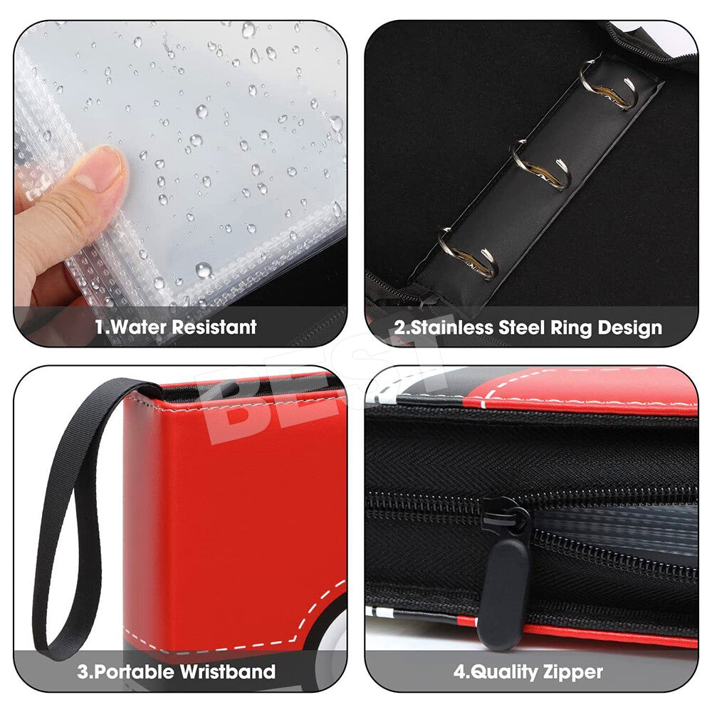 For Pokemon Cards Binder Album Book Game Card Collectors Holder 400 Card Spots