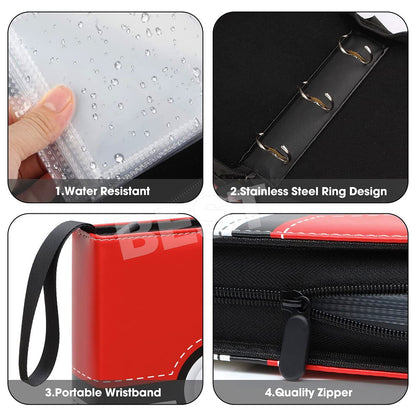For Pokemon Cards Binder Album Book Game Card Collectors Holder 400 Card Spots