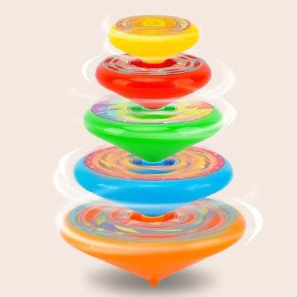 Kids Spinning Tops Gyro Stacked Spinning Tops Toys Stacking Battle Gyro Toy AU