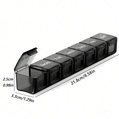 Weekly Pill Organizer 7 Day Large XL Daily Medication Organizer Pill Box Holder