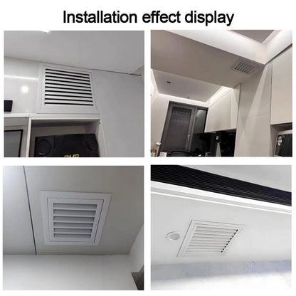 Square Air Vent Grille Aluminum Alloy Gable Wall Shed Vent  Attics
