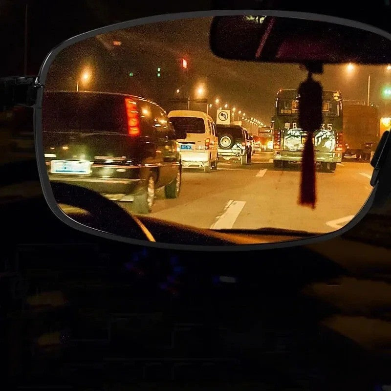 Night Driving Glasses HD Anti Glare Vision Polarized Yellow Lens Tinted Unisex