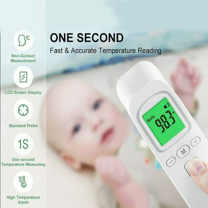 Non Touch Infrared Temperature Thermometer Digital Forehead Baby Adult Body Gun