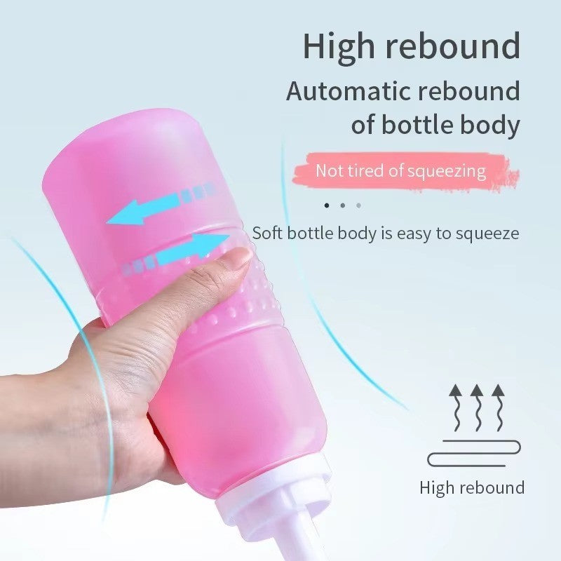 500ML Hygiene Care Washer Water Travel Bidet Sprayer Peri Portable Bottle Shower