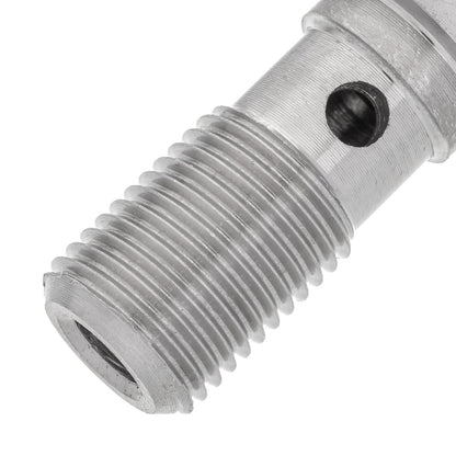 M10 1mm Pitch Banjo Bolt Bleed Nipple Brake Fitting Steel Crush Sump Bike
