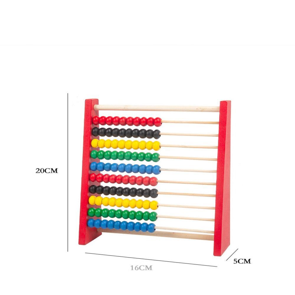 Educational Wooden Abacus Calculation Bead Counting Intelligence Development