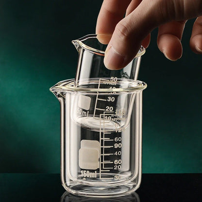 50-1000ML Borosilicate Glass Measuring Cup Graduated Cup Multifunctional Beaker