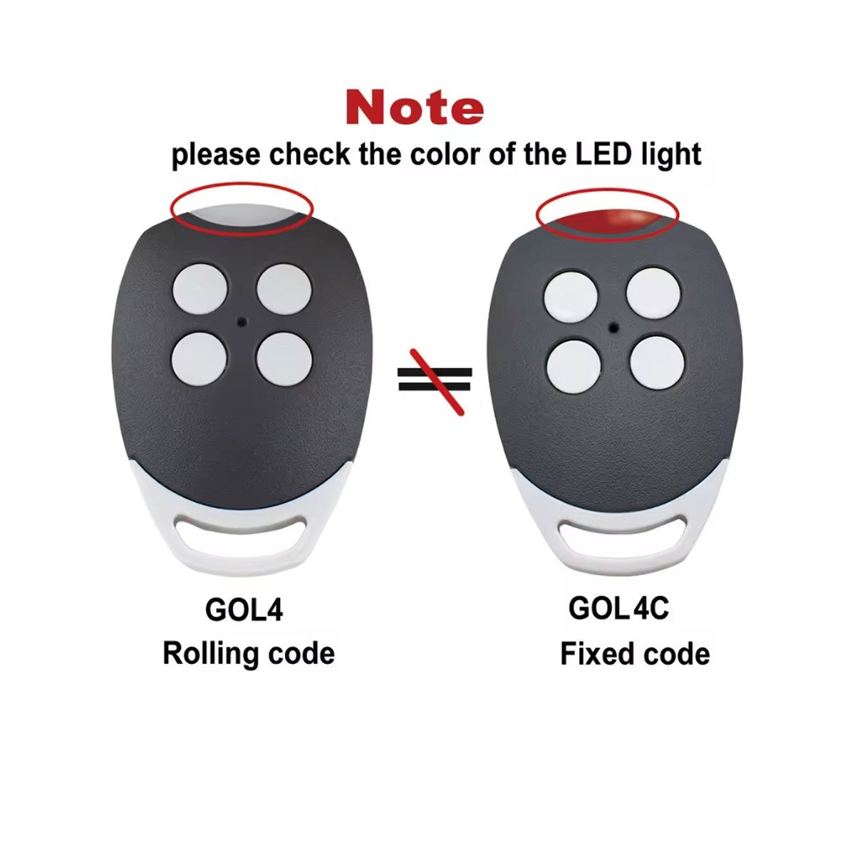 2 X Compatible Garage Gate Remote for Ditec GOL4/BIXLG4/BIXLP2/BIXLS2 ditec