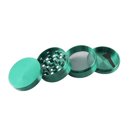 40mm 4-Layer Metal Alloy Herb Tobacco Grinder Smoke Crusher Spice Hand Muller
