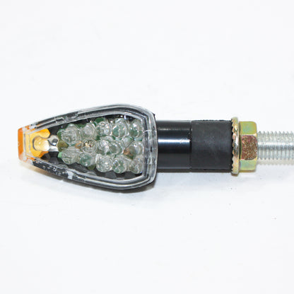 BLACK 12V LED REC REG Indicator Turn Signal Light  PIT Dirt Motorcycle Bike MX