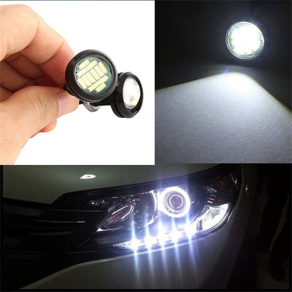 AU NEW 2x Car Auto 12V LED Reversing Backup Lamp Light Daytime Running Lights