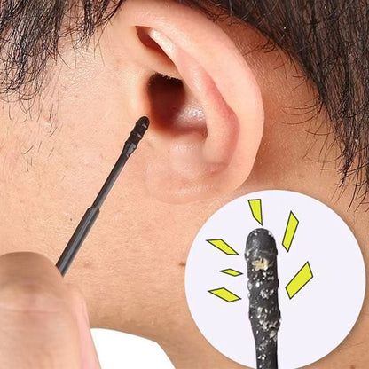 20/40/60/100Pcs Self-adhesive Sticky Ear Stick  for Ear Canal Cleaning Tools
