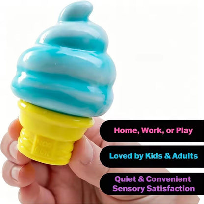 Ice Cream Squishy Shaped Decompression Needoh Nice Cream Cone Stress Squeeze