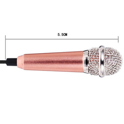 Mini Portable Microphone Vocal Instrument Mic For Mobile Phone Laptop Computer