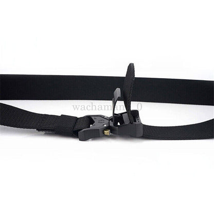 Mens Outdoor Tactical Belt Military Army Metal Buckle Heavy Duty Waistband AU🎁