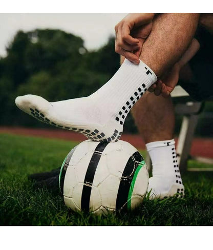 Sports Socks Anti-Slip Skid Hospital Soccer Basketball Football Grip Dots Train