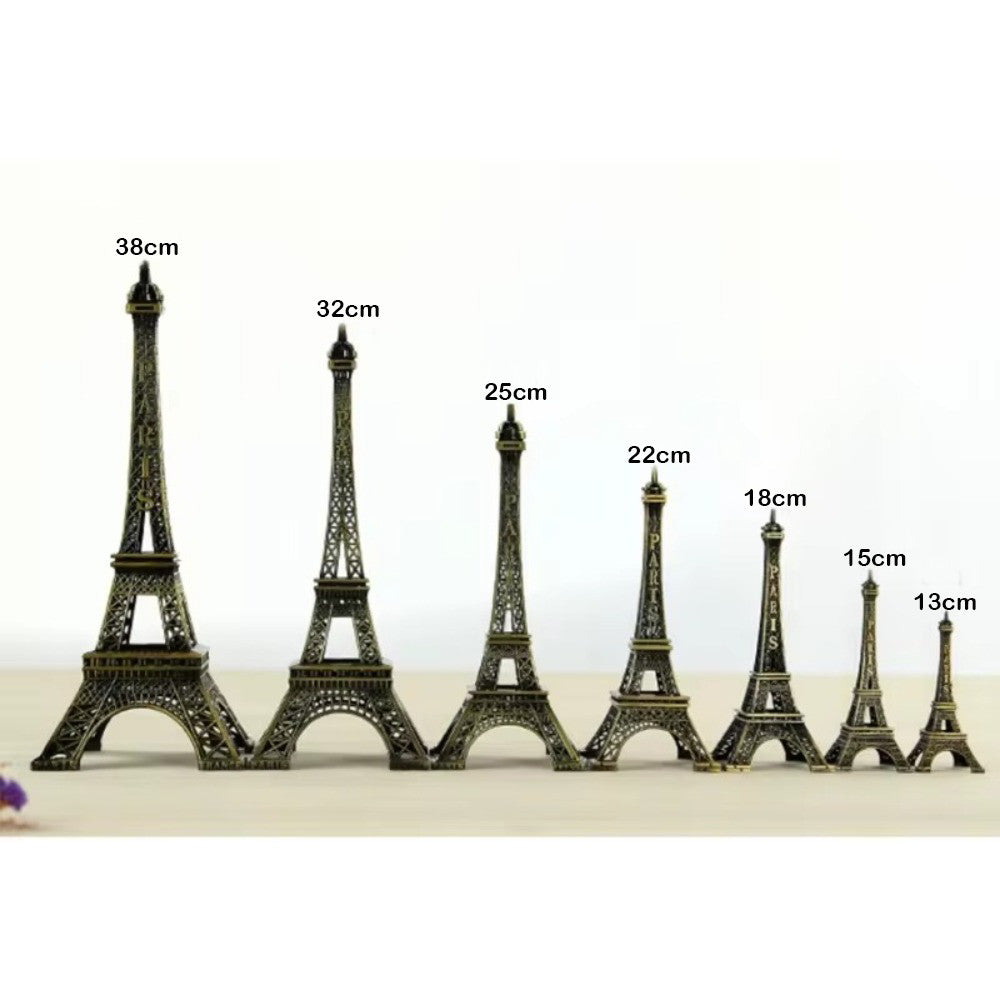 Bronze Eiffel Tower Model Metal Eiffel Tower Decorative Ornaments