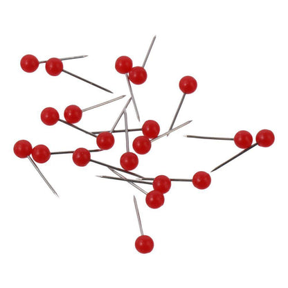 300 pieces/box Red Map Tacks Push Pins