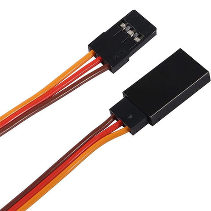 10Pcs 100-500mm Servo Extension Lead Wire Cable For RC Futaba JR Male to Female