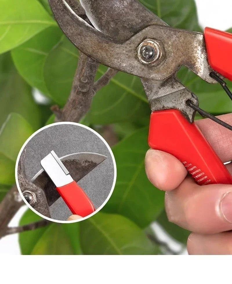 Portable Garden Outdoor Sharpening Tool Outdoor Scissors Sharpener Drills AU