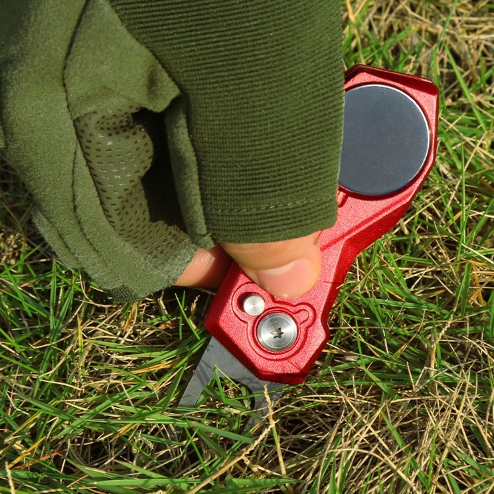 Divot Repair Tool with Popup Button Foldable Golf Green Fork Golf Marker – Compatible with Golf