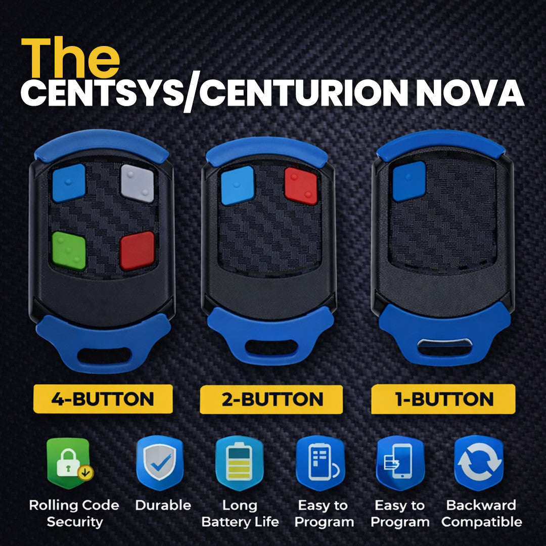 Genuine Centsys / Centurion NOVA Gate / Garage Remote D2/D3/D5/A10/R3/R5/Vector