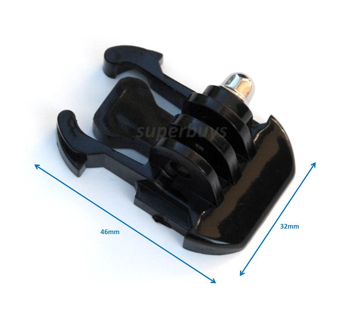 Helmet Quick Release Buckle Mount Base Adaptor GoPro Hero Plus Action Camera – Compatible with GoPro