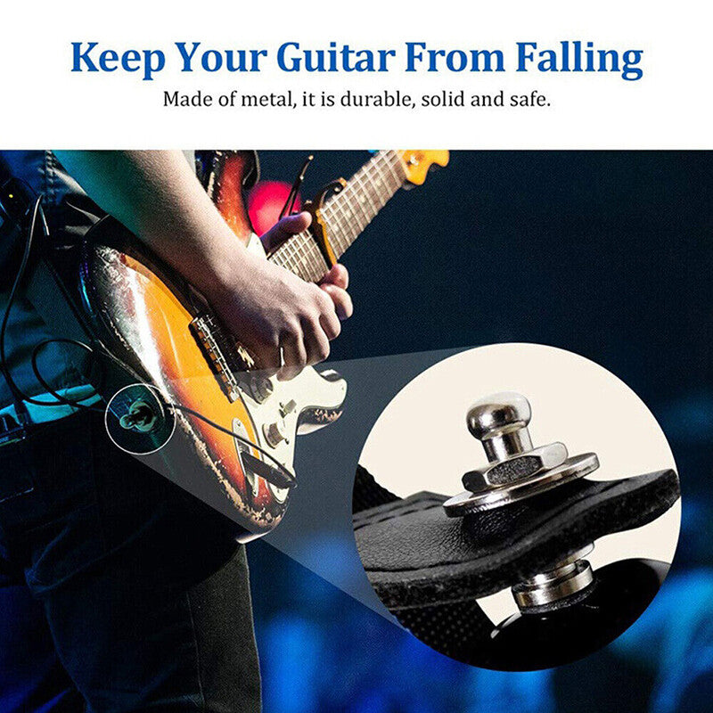Buttons Straplocks Bass Replacement Strap Locks Electric Acoustic Guitar AU