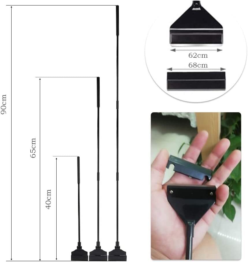 25.6"/35.4" Aquarium Algae Scraper Blade Fish Tank Glass Cleaner Stainless Steel