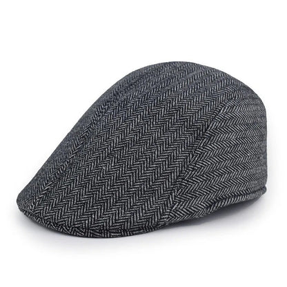 Mens Newsboy Gatsby Cabbie Golf Hat Driving Beret Flat Retro Fashion Cap – Compatible with Golf